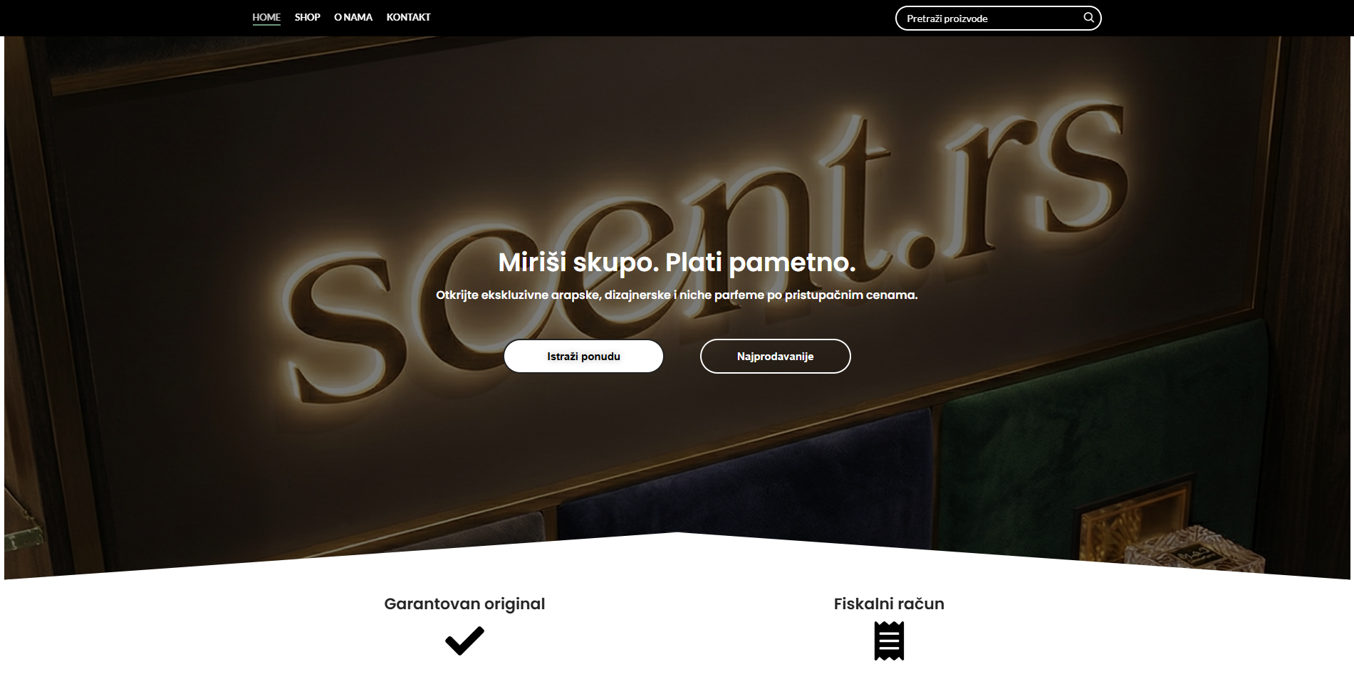 Scent.rs – E-Commerce